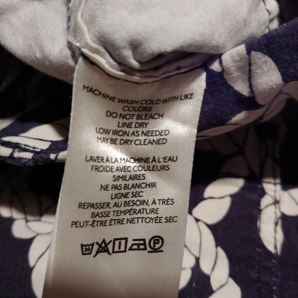 Anthropologie Maeve The Colette Wide Leg Crop Pants Nautical Rope Coastal 29 - Picture 11 of 11